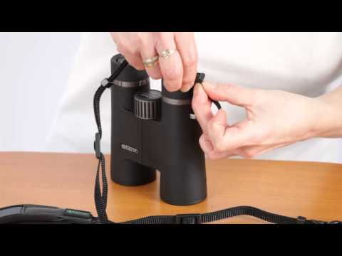 how to fasten binocular strap