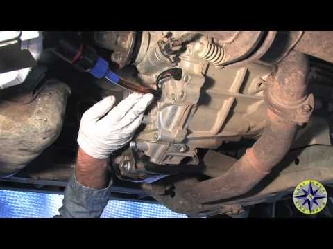 how to change transmission oil evo x