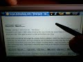 the latest firmware update allows the archos 605 to zoom in on websites when you double tap the screen