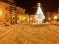 foto e video della nevicata a pratola peligna, via tratturo, piazza madonna delle neve, via carso, piazza garibaldi, via 4 novembre, via vittorio veneto. musica di renee olstead - christmas in love