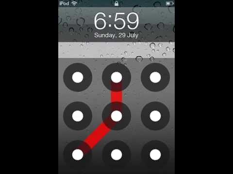 how to draw k on pattern lock