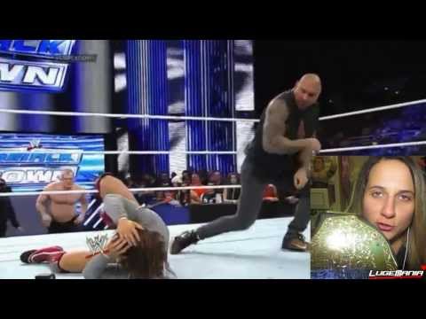 WWE Smackdown 3/7/14 Daniel Bryan interrupts BATISTA Live Commentary