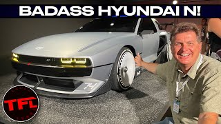 The Hyundai N Vision 74 Is a Stunning Hydrogen-Powered Throwback SuperCar You Got To See To Believe! by The Fast Lane Car