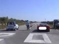 Smart Diablo vs. Ferrari ! INSANE ! CRAZY CAR RACE ! WOW !