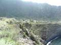 Former volcanic crater on the island of Salina, Sicily