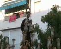 procesi�n de san antonio en el barrio sevillano de torreblanca, junio de 2008. la agrupaci�n musical ntra. sra. de los reyes interpreta: alma de dios