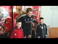 Exclusive footage of Lucas Leiva as he returns to Melwood for the first time since his surgery in Brazil. For more great LFC videos click here bit.ly