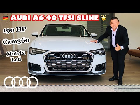 AUDI A6 SLINE 40 TFSI 2025 - Trắng Glacier/ nội thất Đen || 2.299 Tr - 0902105599