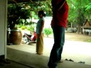Zeremonie gegen das Rauchen in Thailand