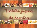 Tortilla jugosa de bacalao