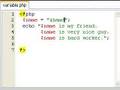PHP variables