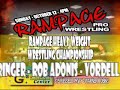 Oct 12 Rampage Pro Wrestling Card