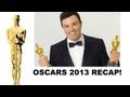 Oscars 2013 Winners + Review : Argo, Seth MacFarlane Opening, Jennifer Lawrence Trips, Jaws Music