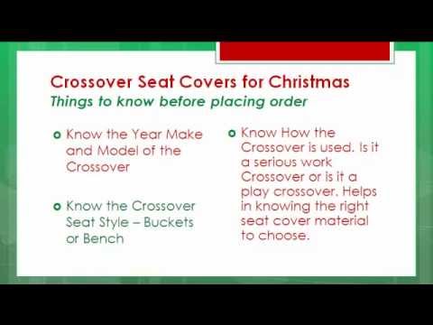 0 Crossover | CUV Seat Covers   On Santas Best Crossover Accessory Christmas Gift List