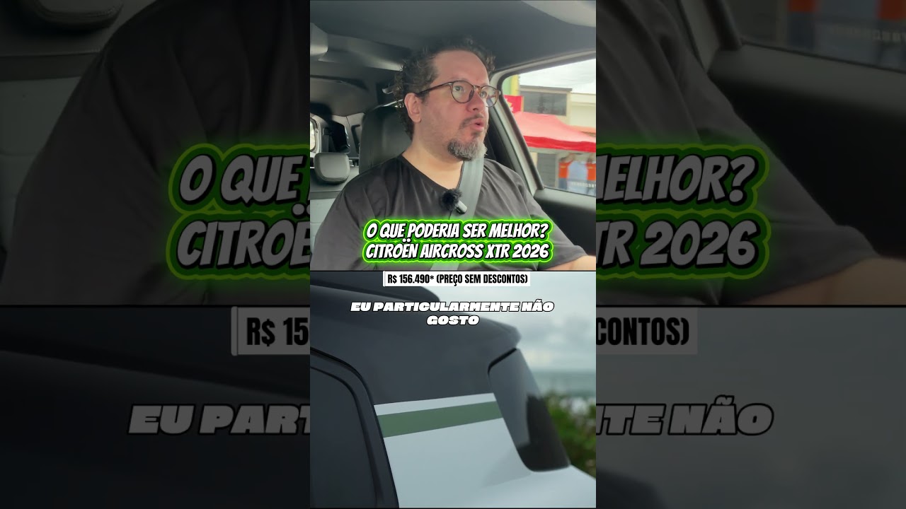 Parece uma picape! A polêmica posição de dirigir do Aircross XTR 🚙📏