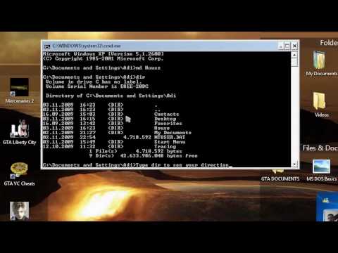 MS DOS - Some MS DOS (Command Promt) Basics --------------------------------------------------------------------------------------------------------------------------...