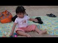 First Time Walking on Sand