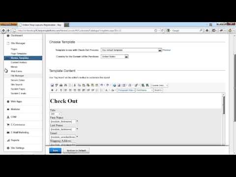 Business Catalyst Ecommerce Shopping Cart Checkout | Adobe BC Training