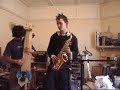 Home built bass with sax jam