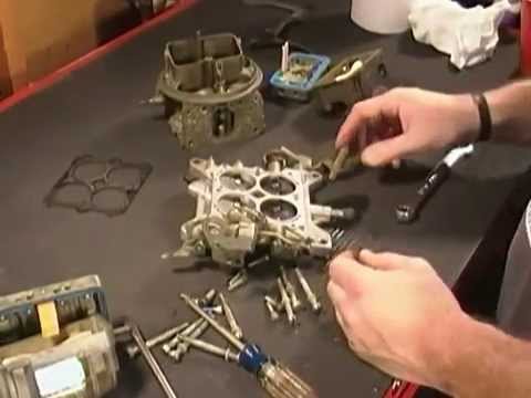 how to rebuild a holley carburetor