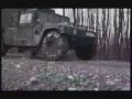 HUMVEE WITH PEWAG SNOW CHAINS AUSTRO-SV łańcuchy śniegowe