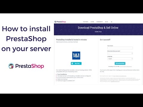 how to upload prestashop to server