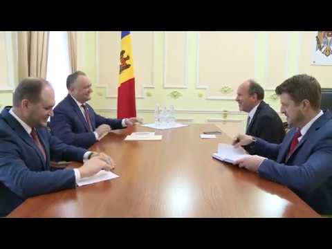 Igor Dodon s-a întîlnit cu Ambasadorul Extraordinar și Plenipotențiar al României în Republica Moldova