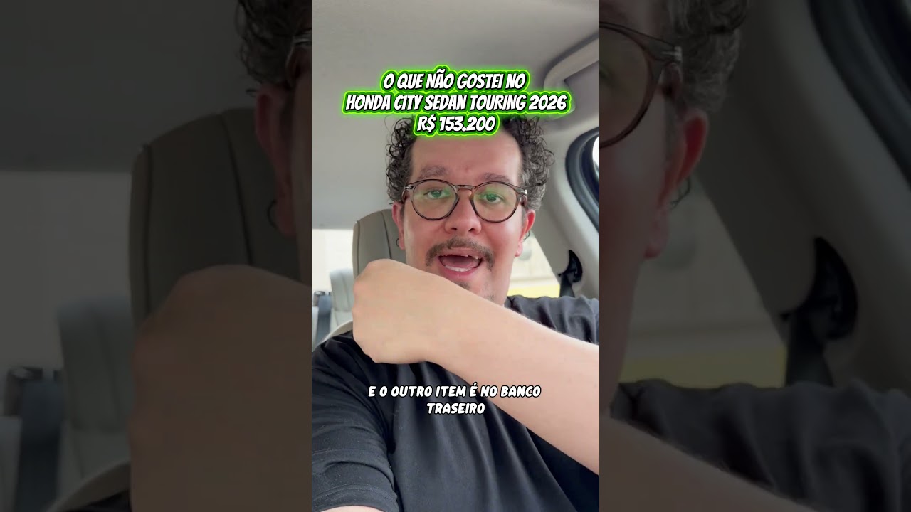 2 pisadas na bola da Honda no City Sedan Touring! 👀🛑