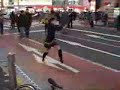 Crazy Japanese Girl street dancing