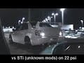 2001 Z06 vs Trans Am, STi, and Evo
