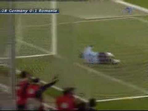 Gol de Dorin Goian ante Alemania