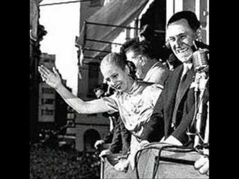 Eva Peron y Juan Domingo Peron