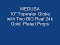 Medusa Topwater Globe Musky Northern Pike Lure Bait  www.gruntmuskielures.com