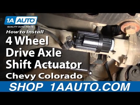 How To Install Replace 4 Wheel Drive Axle Shift Actuator Chevy Colorado 04-12 1AAuto.com