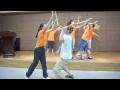 At the closing ceremony of their 2011 Summer English Camp, these Chinese kids made up a dance - using spring onions - to the tune of 'Ievan Polkka'. Dave, their British foreign teacher, was unwittingly dragged in to perform with them! Film captured at a school in Taiyuan, Shanxi on Friday 29th July 2011.