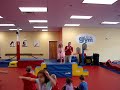 Sydmo getting her first gymnastics medal!