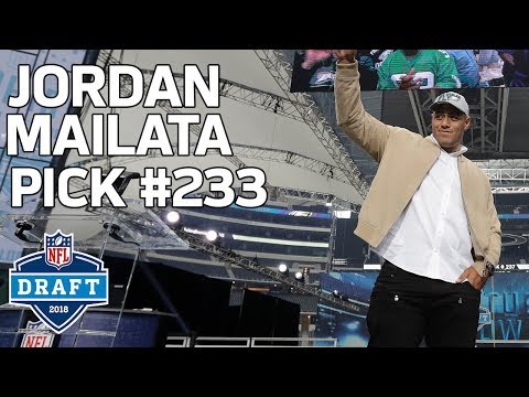 Video: Australian Rugby Player Jordan Mailata Gets Selected by Eagles | 2018 NFL Draft