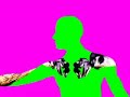 hyper-intelligent psychedelic baby in Only Between Equals