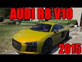 Audi R8 V10 2015 для GTA 5 видео 1