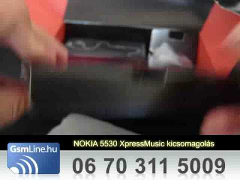 Nokia 5530 XpressMusic teszt vide�