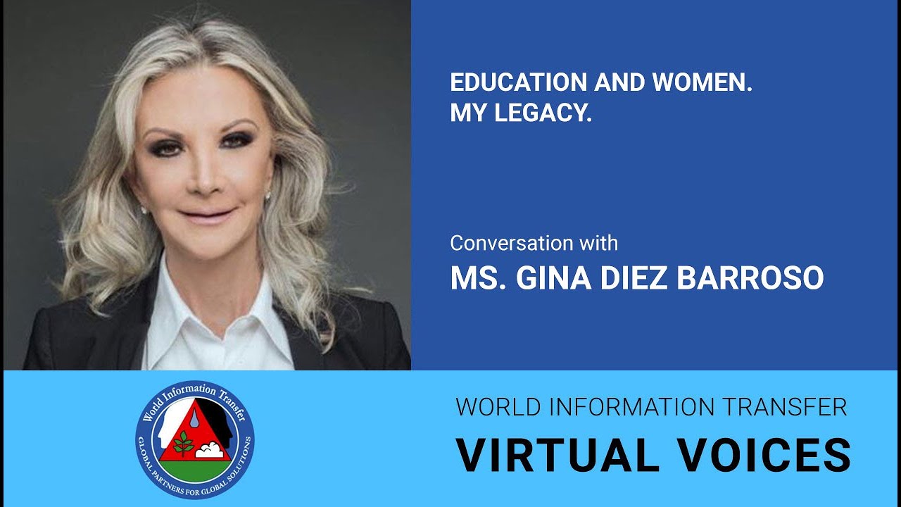 Gina Barroso: Education and Women. My Legacy.