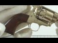 1/2 Scale (47%) Uberti Nickel Sheriff Revolver