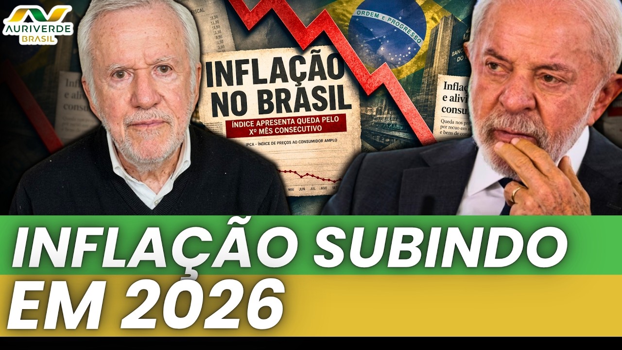 Previsões para a inflação de 2026 não param de subir | Análise de Alexandre Garcia