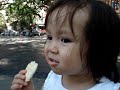 Imaani playing in the park