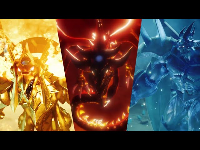 三幻神・降臨セット（ラーの翼神竜/オシリスの天空竜/オベリスクの巨神