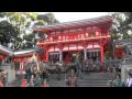 八坂神社から清水寺の青龍絵巡行