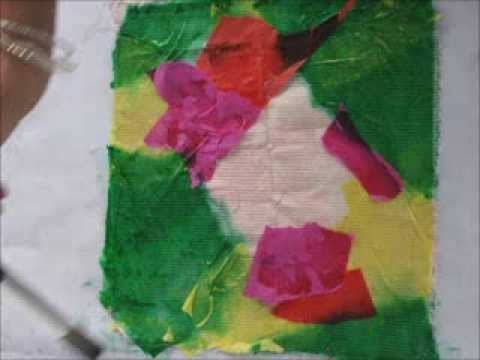 how to dye tissue paper