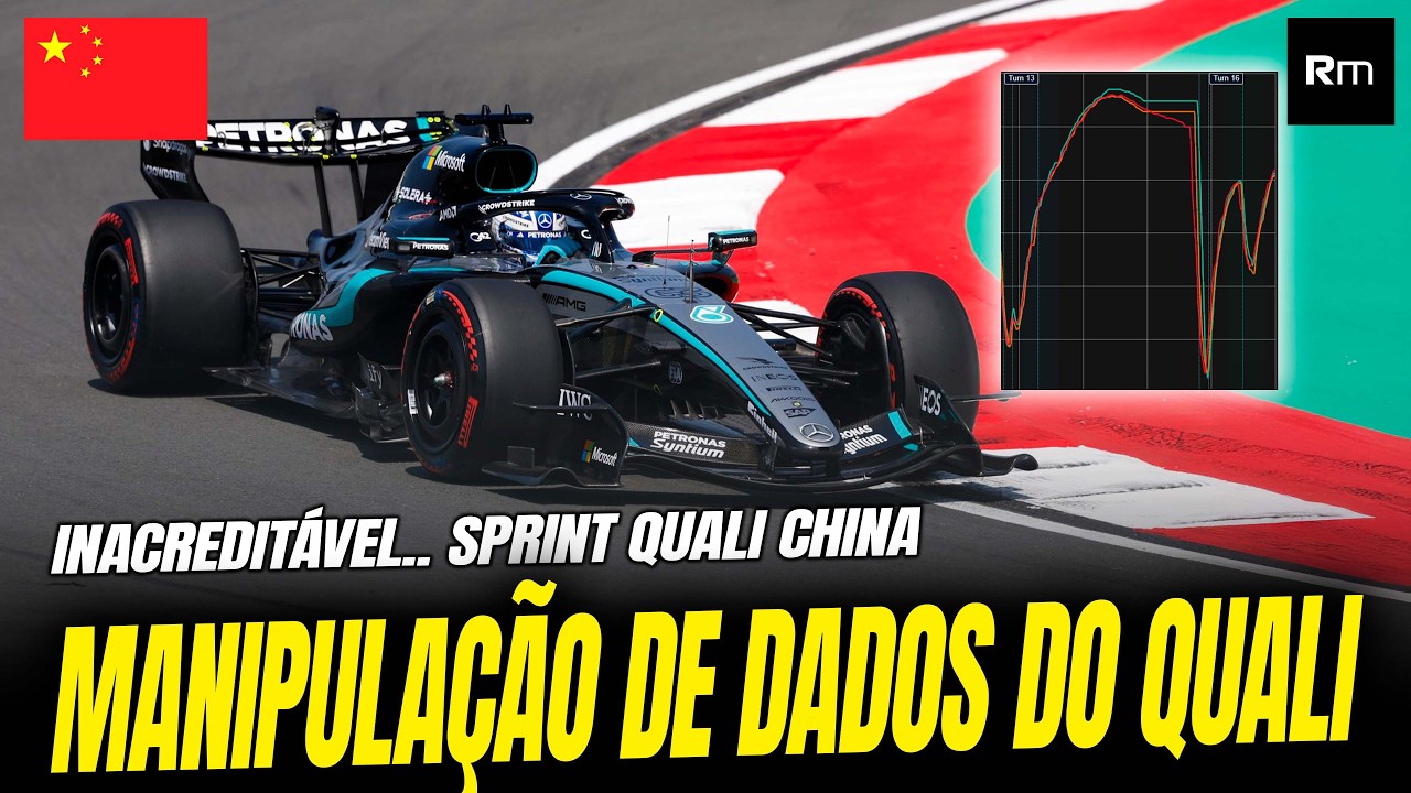 🚨 MANIPULAÇÃO DE DADOS DO QUALI SPRINT GP CHINA? É ISSO MESMO F1? RUSSELL VOANDO MAIS UMA VEZ #f1