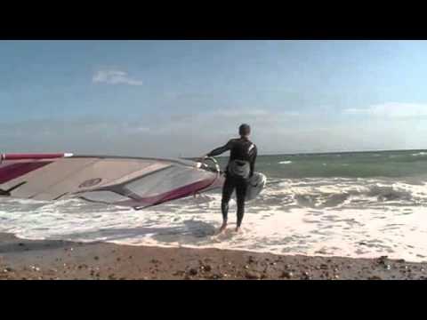 Windsurfing at Hove Lagoon Brighton summer 2010 Windsurfing at Hove Lagoon Brighton summer 2010