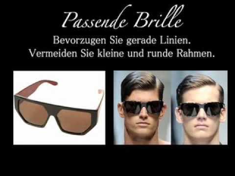 Herren Sonnenbrille. Zu der Gesichtsform richtige Sonnenbrille